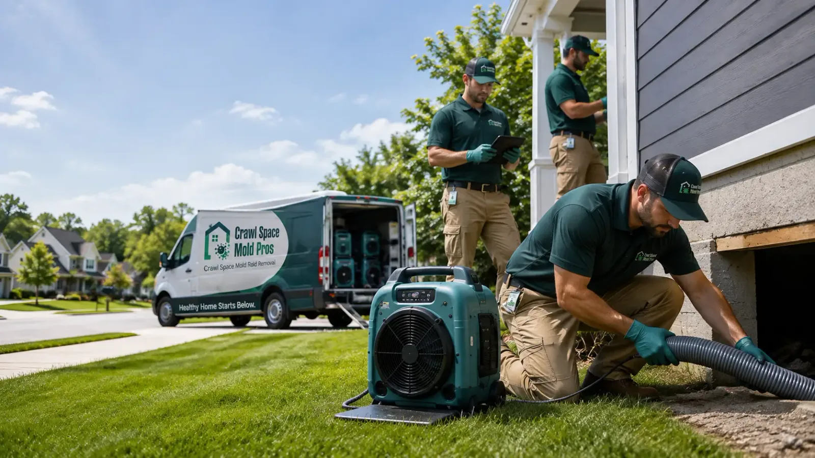 Crawl Space Mold Removal in Germantown, KY